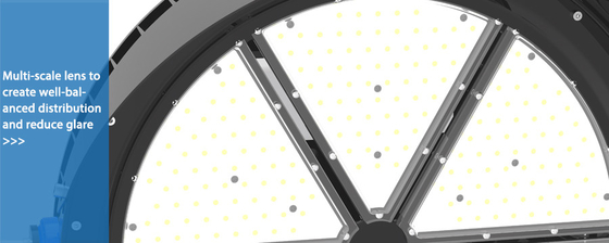 6500K 150LPW Led chống thấm sân tennis Đèn lũ cho các khu vực cơ sở vật chất