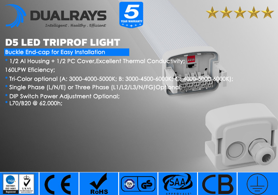 LED Tri Proof Light Khẩn cấp 1-10V DALI Cảm biến vi sóng DALI Cảm biến PIR