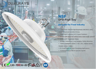 Dualrays NSF Food Industry UFO High Bay IP69 IK10 Chứng nhận An toàn cho Nhà máy Thực phẩm