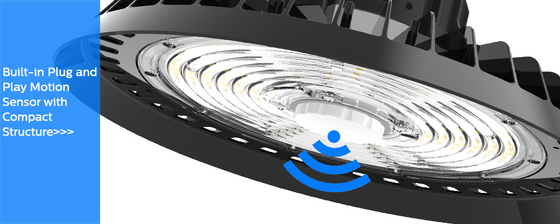 HB4 UFO LED High Bay Lamp với điều khiển không dây Zigbee 1-10V DALI Cảm biến chuyển động làm mờ Cảm biến ánh sáng ban ngày khẩn cấp