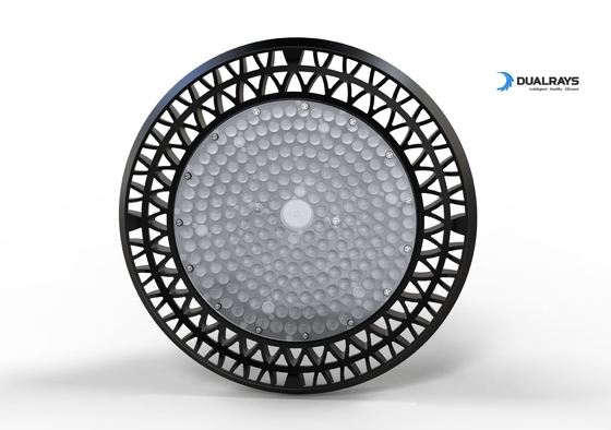 Đúc nhôm UFO LED High Bay Light 240W IP65 Rod Gắn kết ánh sáng yếu