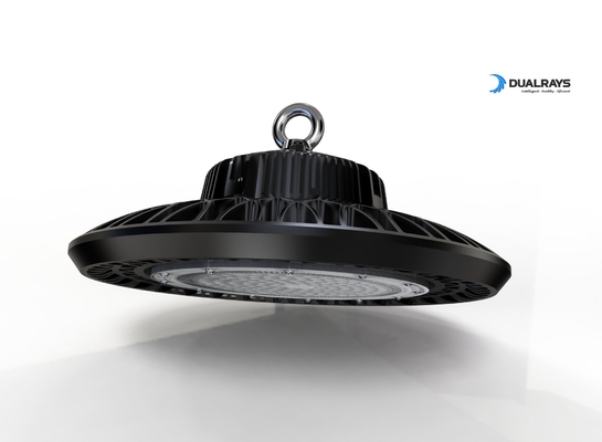 Đúc nhôm UFO LED High Bay Light 240W IP65 Rod Gắn kết ánh sáng yếu