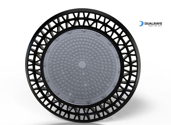 DUALRAYS Thiết bị chiếu sáng LED High Bay công nghiệp với Cảm biến chuyển động khẩn cấp và điều khiển Zigbee DALI