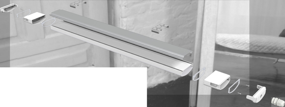 Thiết bị chiếu sáng chống bụi và chống nước IP66 Tri Proof 40 Watt 1200mm