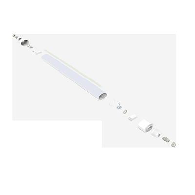 DALI Dimming / PIR Sensor LED công nghiệp Tri-Proof Light 160Lm / W cho sân bay