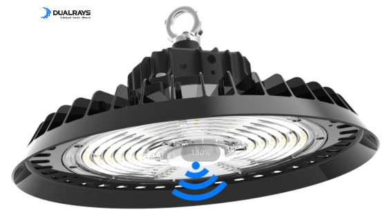 Công nghiệp UFO LED High Bay Light 100W 150W 200W 240W 300W Hỗ trợ cảm biến chuyển động có thể cắm vào và cảm biến ánh sáng ban ngày