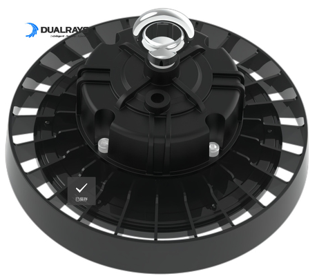 150W Chian UFO LED High Bay Light với PC phản xạ quang học cao cấp cho các ứng dụng chói sáng thấp