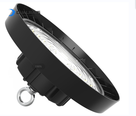 Đèn LED góc chiếu sáng tùy chọn UFO High Bay Light 100W 140LPW IP65 IK08 Trình điều khiển Meanwell