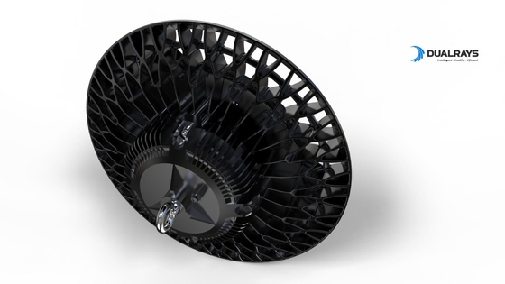 Đèn LED UFO IP65 100W với bảo hành 5 năm cho màn hình siêu thị