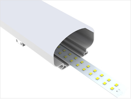 Vỏ máy tính Bền bỉ 160LPW Hiệu quả Đèn LED chiếu sáng chống ồn IP66 Tuổi thọ cao Khẩn cấp 0 đến10V