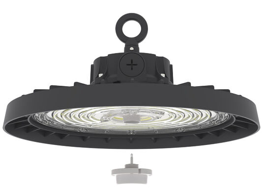 HB3H DIP Khả năng chuyển mạch và 3CCT UFO LED High Bay Light 100W 150LPW với chức năng khẩn cấp tùy chọn