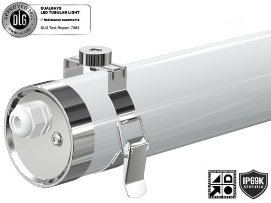 5ft 50W IP69K IK10 LED Tri Proof Light để chiếu sáng kho hàng