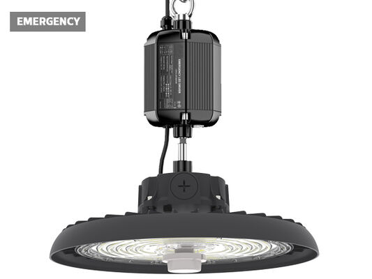HB3 DIP Khả năng chuyển đổi và 3CCT UFO LED High Bay Light 150W 192LPW với 20W/30W@3HRS khẩn cấp