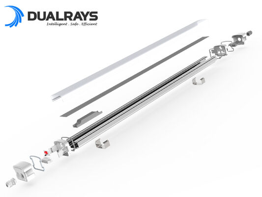 Đèn hơi 1200mm 50W Đèn cố định tuyến tính Ánh sáng mặt dây chuyền tuyến tính IP65 LED Tri-Proof Light / Ba đèn chống thấm