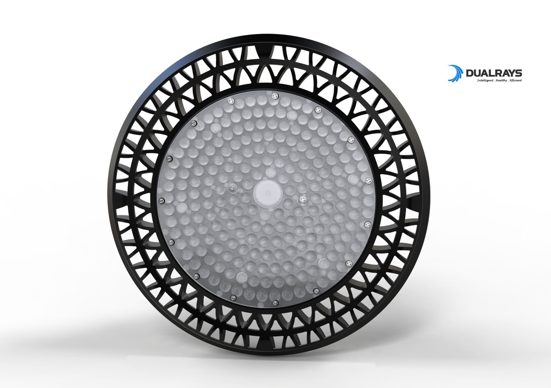 Đúc nhôm UFO LED High Bay Light 240W IP65 Rod Gắn kết ánh sáng yếu