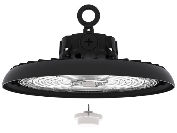 150W 150LPW Hiệu quả HB3 DIP Khả năng chuyển mạch và 3CCT UFO LED High Bay Light với chức năng khẩn cấp tùy chọn