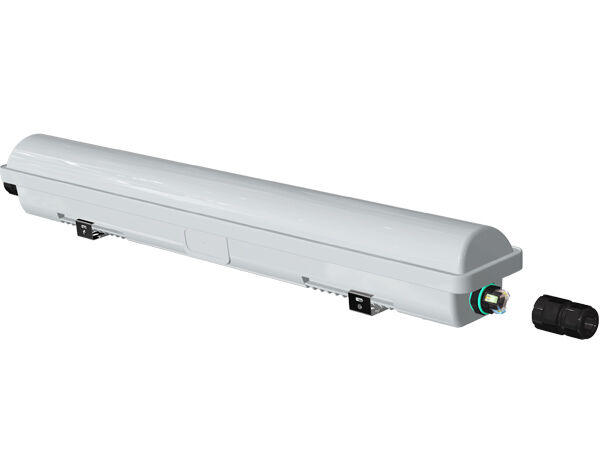 Đèn chiếu sáng chống ẩm LED D1 20W - 60W 160LPW Bộ đèn kín và không thể tháo rời chống bụi, chống ẩm và rửa bằng nước phun lên đến 80°C