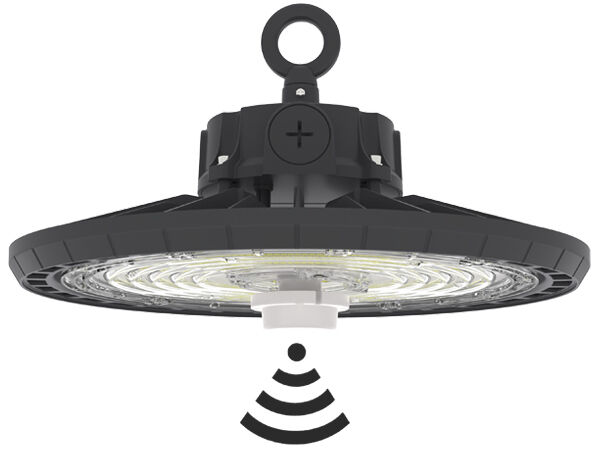 Nguồn có thể chuyển đổi HB2 DIP và Đèn LED Highbay 3CCT UFO 100W 170LPW có treo vòng lặp | Gắn giá đỡ | Lắp đặt treo tường Tùy chọn