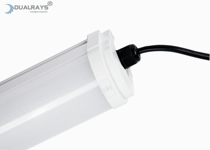 Dualrays D2 Series 50W 5ft LED mỏng 5ft Tri Proof Light 160LmW Batten nhựa đầy đủ IP65 cho bãi đậu xe